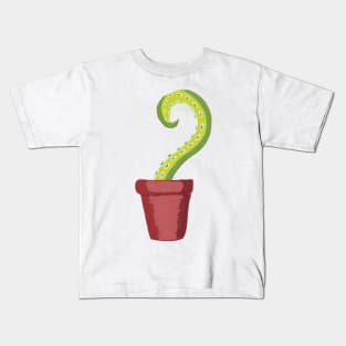 Green Octopus Tentacle Plant Kids T-Shirt